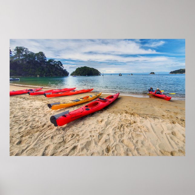 Póster Kaiteriteri, Nelson Beach, Nueva Zelanda (Frente)