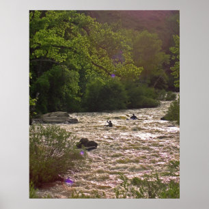 Póster Kajaks de oro del barranco