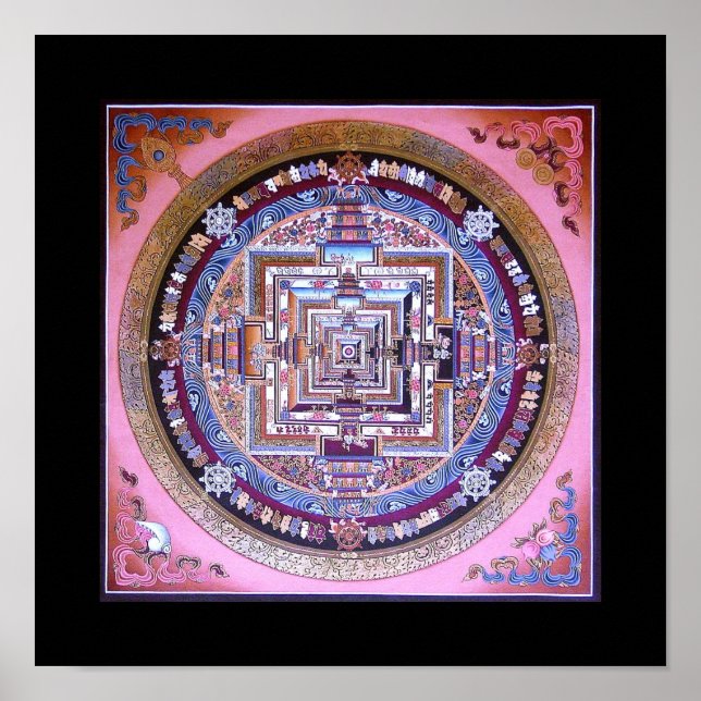 Póster Kalachakra Mandala (Frente)