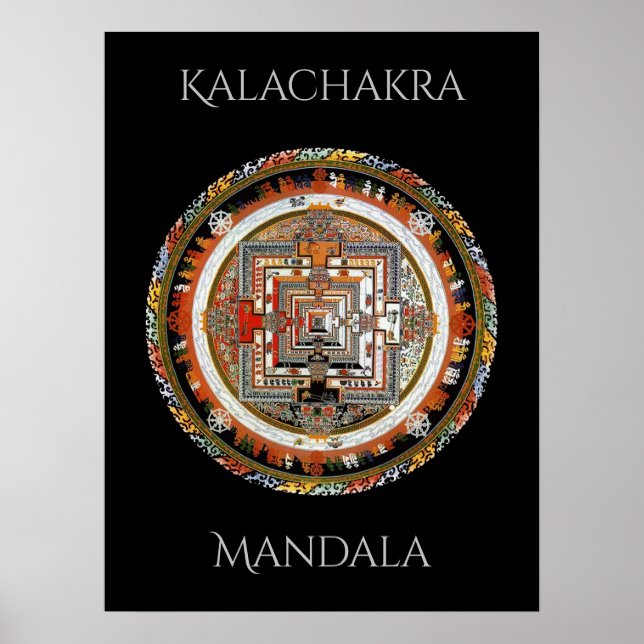 Póster Kalachakra Mandala (Frente)