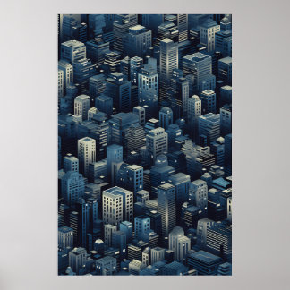 Póster Kaleidoscope de Nueva York