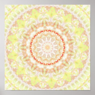 Póster Kaleidoscope de Sun Fire Mandala