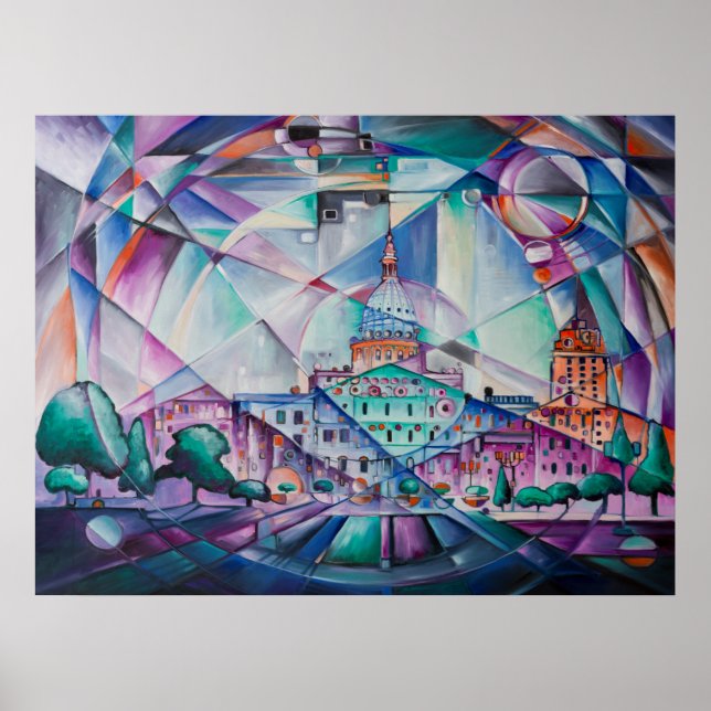 Póster "Kaleidoscope político" de Timothy Orikri (Frente)