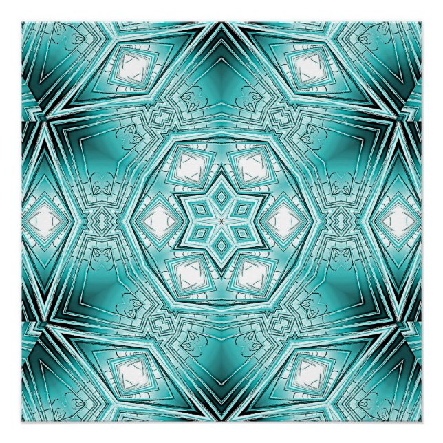 Póster Kaleidoscopio Ártico (Anverso)