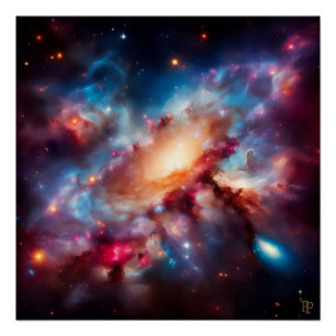 Póster Kaleidoscopio cósmico