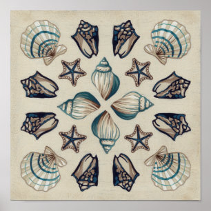 Póster Kaleidoscopio costero I