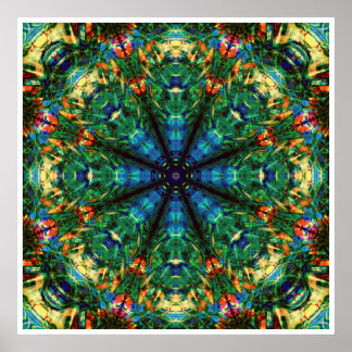 Póster Kaleidoscopio de colores
