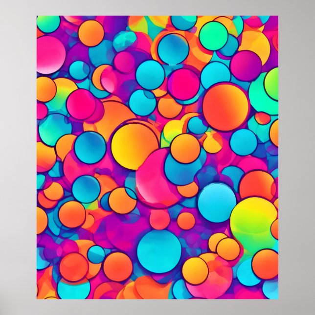 Póster Kaleidoscopio de sueños circulares (Frente)