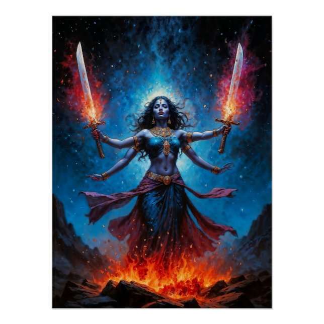 Póster Kali Ascendente (Anverso)