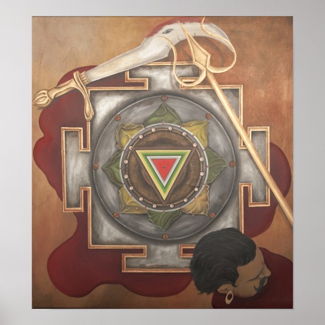 Póster Kali Yantra (Frente)