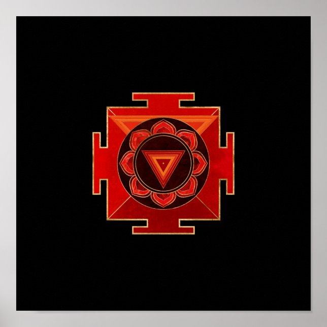 Póster Kali Yantra (Frente)