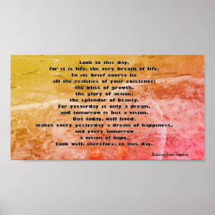 Póster Kalidasa Sanskrit poetry
