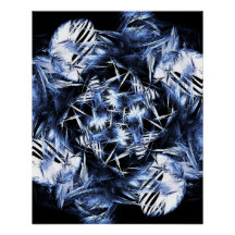 Póster Kaliverse Fluid Fractal #01