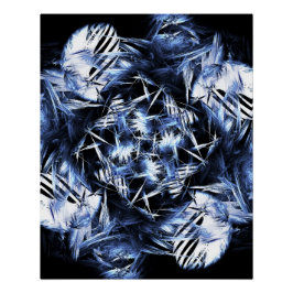 Póster Kaliverse Fluid Fractal #01