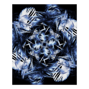 Póster Kaliverse Fluid Fractal #01