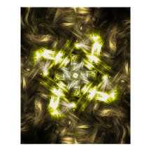 Póster Kaliverse Fluido Fractal #01