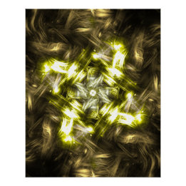 Póster Kaliverse Fluido Fractal #01