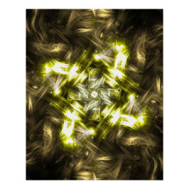 Póster Kaliverse Fluido Fractal #01