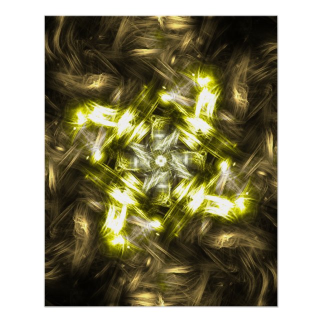 Póster Kaliverse Fluido Fractal #01 (Anverso)