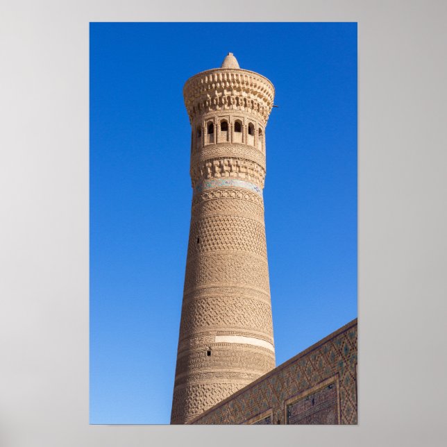 Póster Kalyan minaret - Bukhara, Uzbekistan (Frente)