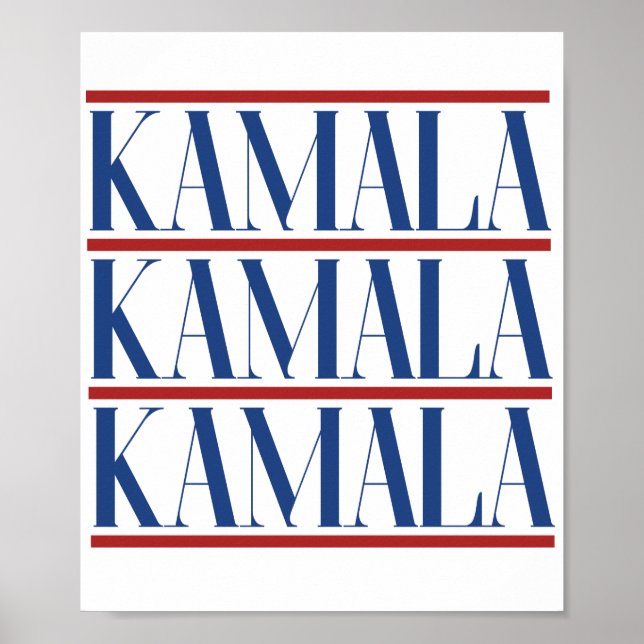 Póster Kamala 2024 Votación Kamala Harris 2024 (Frente)