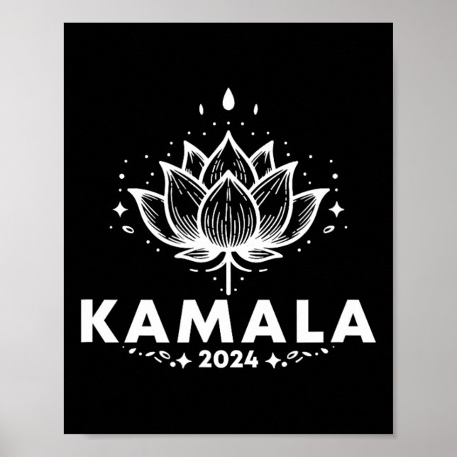 Póster Kamala 2024 White Lotus (Frente)