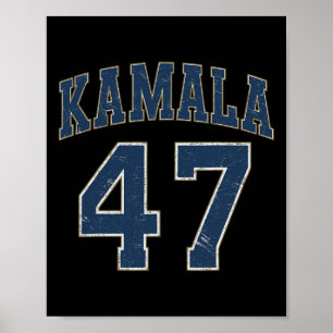 Póster Kamala 47 Coma Presidenta Kamala Harris Wheimer 20