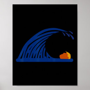 Póster Kamala Blue Cats Olean Zapatos De Talo Alto