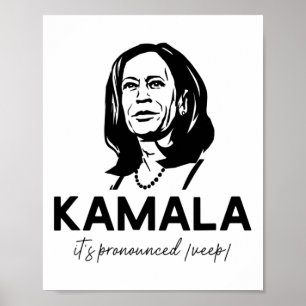 Póster Kamala, el vicepresidente Harris