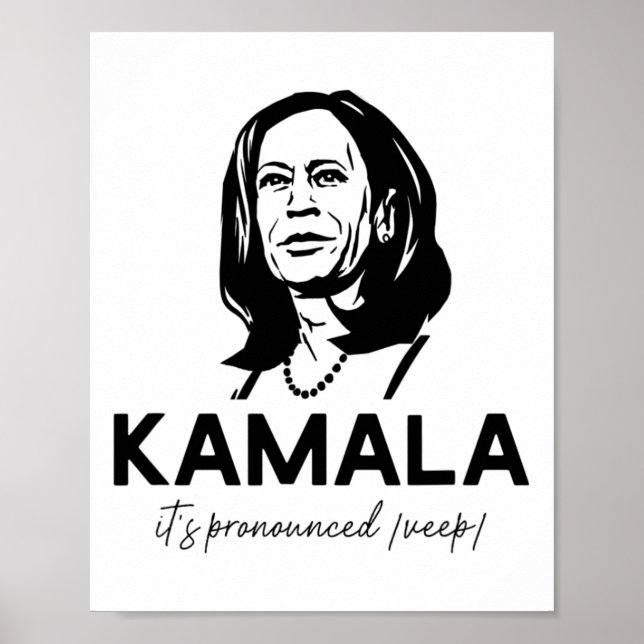 Póster Kamala, el vicepresidente Harris (Frente)