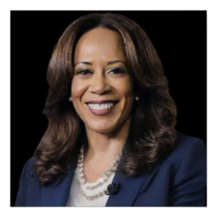 Póster Kamala Harris 2024 1ª india Melanin Sista