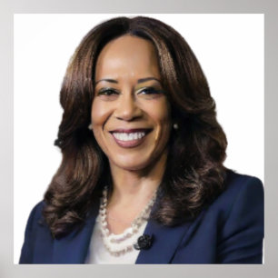 Póster Kamala Harris 2024 1ª india Melanin Sista