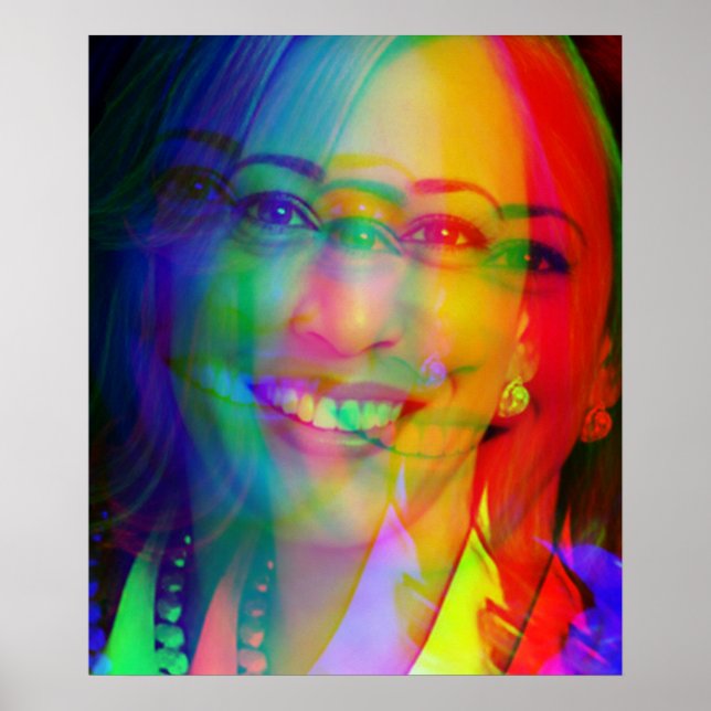 Póster Kamala Harris 2024 1ª india Melanin Sista (Frente)