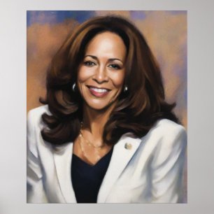 Póster Kamala Harris 2024 1ª india Melanin Sista
