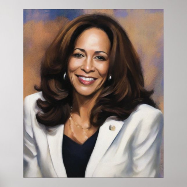 Póster Kamala Harris 2024 1ª india Melanin Sista (Frente)