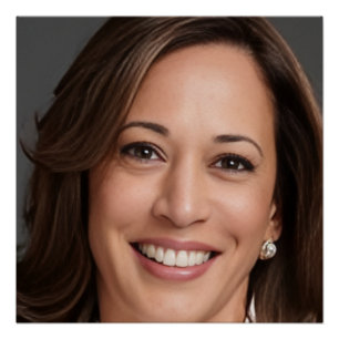 Póster Kamala Harris 2024 mi presidente es una mujer negr