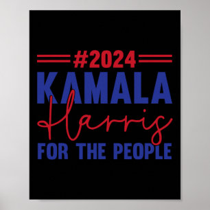 Póster Kamala Harris 2024 Para Las Elecciones Populares 2