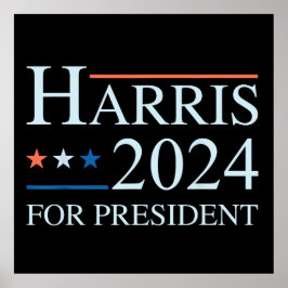 Póster Kamala Harris 2024 Por El Presidente