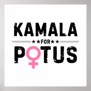 Póster Kamala Harris 2024 Por El Presidente POTUS