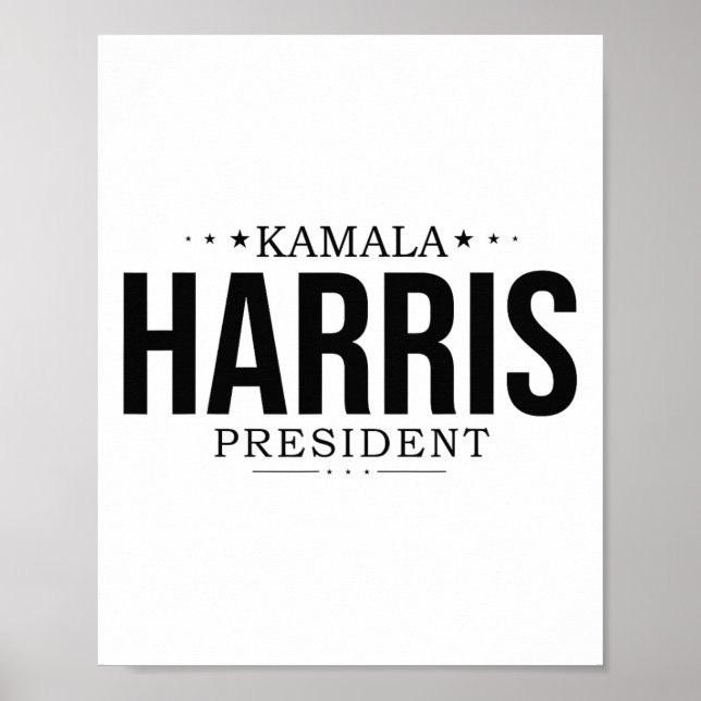 Póster Kamala Harris 2024 Señora Presidenta Kamala 47 Est (Frente)