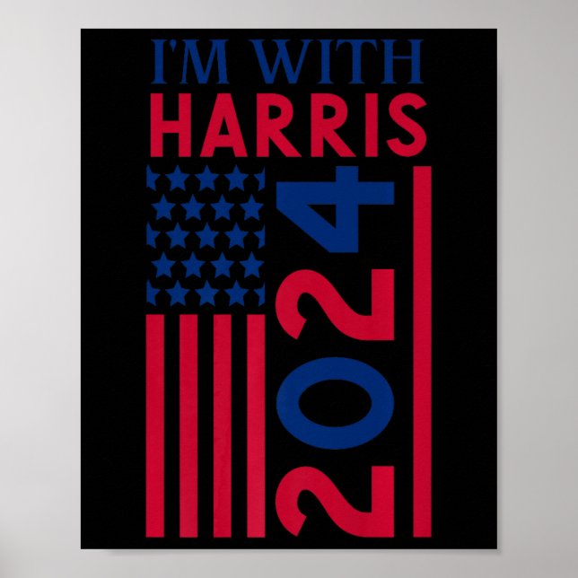 Póster Kamala Harris 2024 Señora Presidenta Kamala 47 Est (Frente)