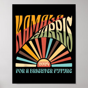 Póster Kamala Harris 2024 Un futuro más brillante