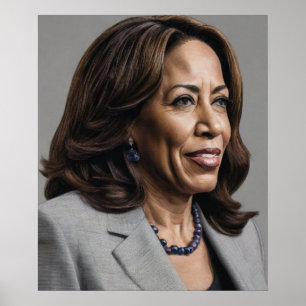 Póster Kamala Harris 2024 vicepresidenta de Black Women S