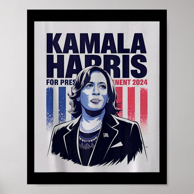 Póster Kamala Harris 47 El Presidente Usa America 2024 El (Frente)