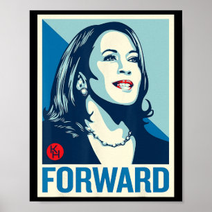 Póster Kamala Harris Forward
