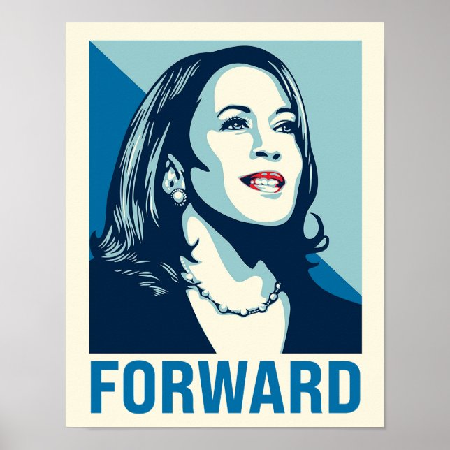 Póster Kamala Harris Forward 11x14 (Frente)