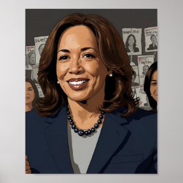 Póster Kamala Harris Personalizado