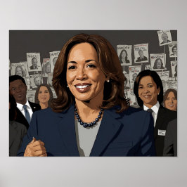 Póster Kamala Harris Personalizado