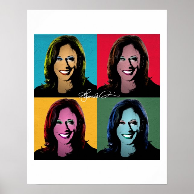 Póster KAMALA HARRIS Pop Art (Frente)