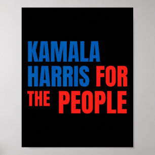 Póster Kamala Harris Por El Presidente Popular Estadounid